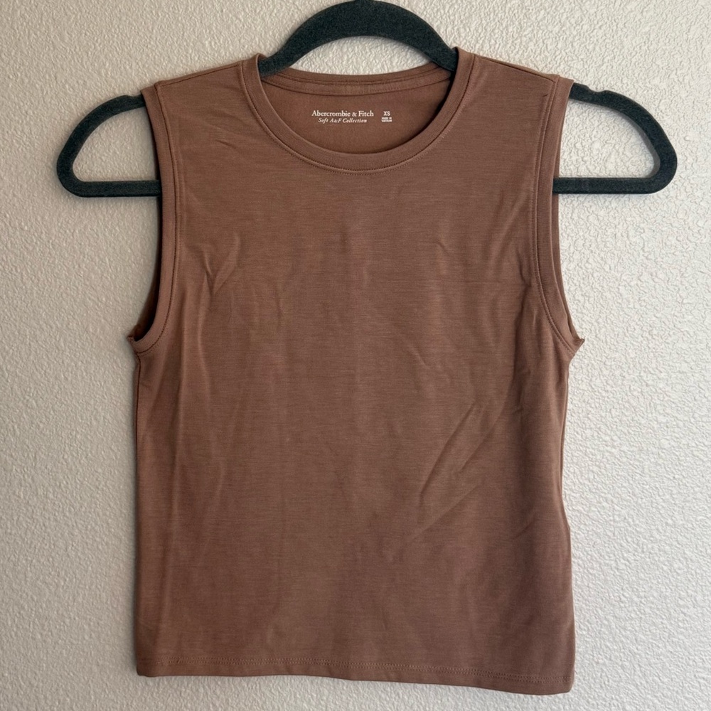 Abercrombie & Fitch Brown Muscle Tee